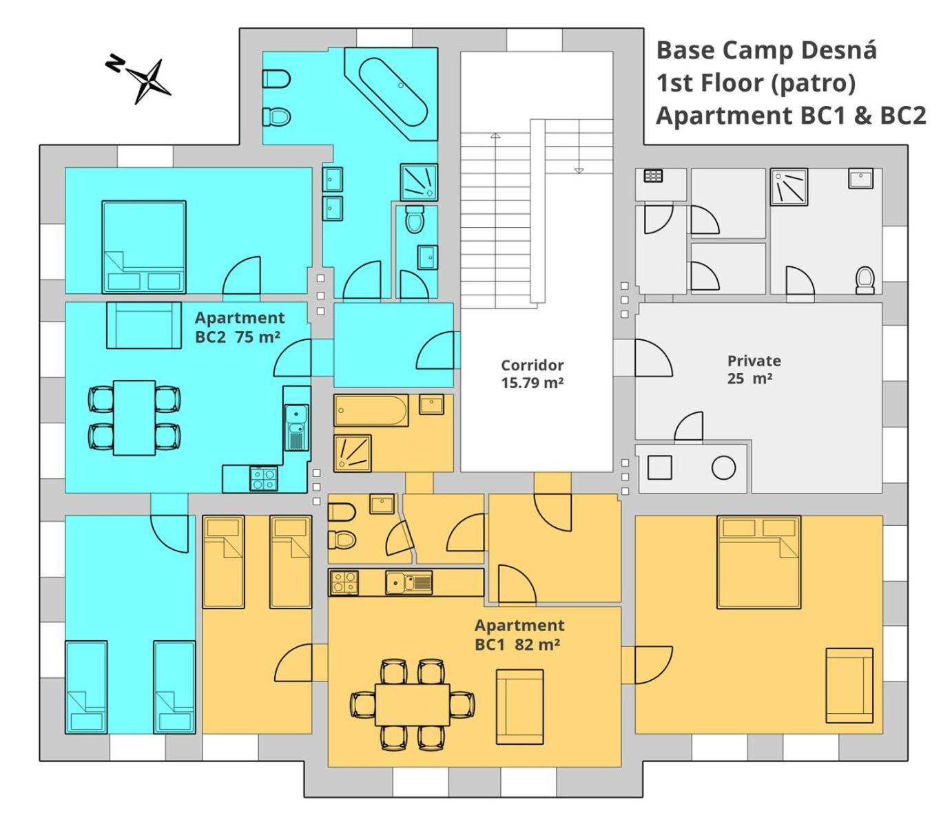 Appartement Base Camp Desna Chambre photo